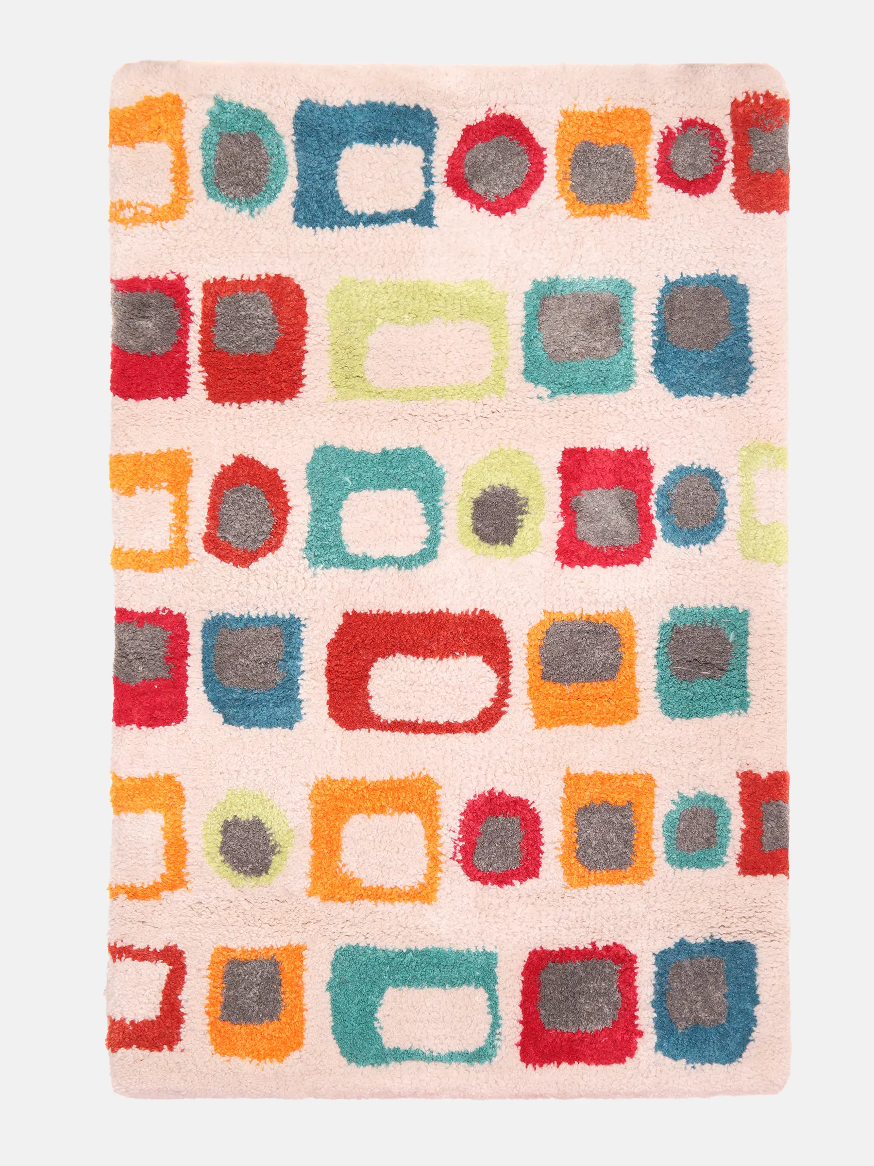 Beige Woollen Door Mat